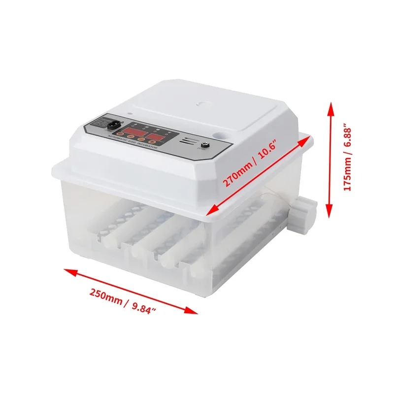 Egg Automatic Mini Incubator With Dual Power AutoTurning For Poultry Ducks Geese Birds Home Use 5