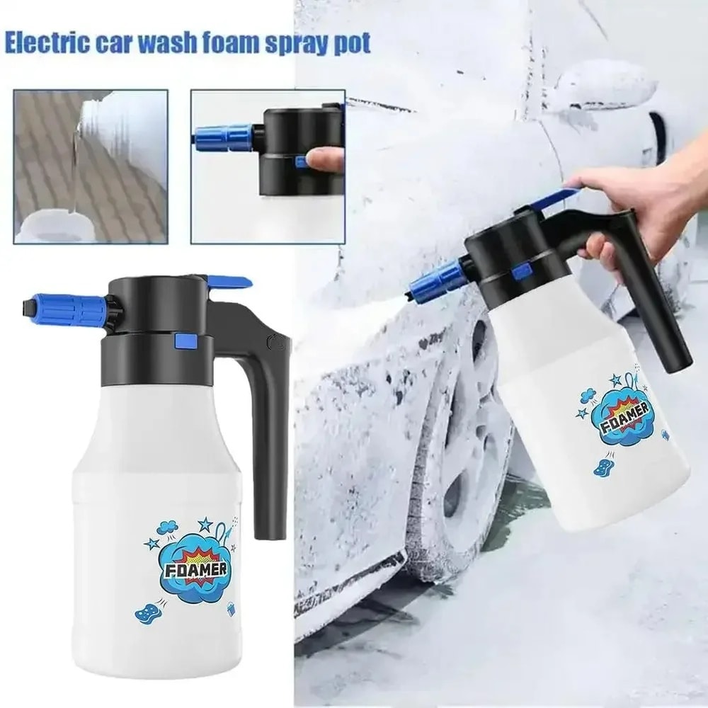 Air Pressure Handheld Car Wash Spray Bottle For Gardening And Flower Watering Foam Pot 2