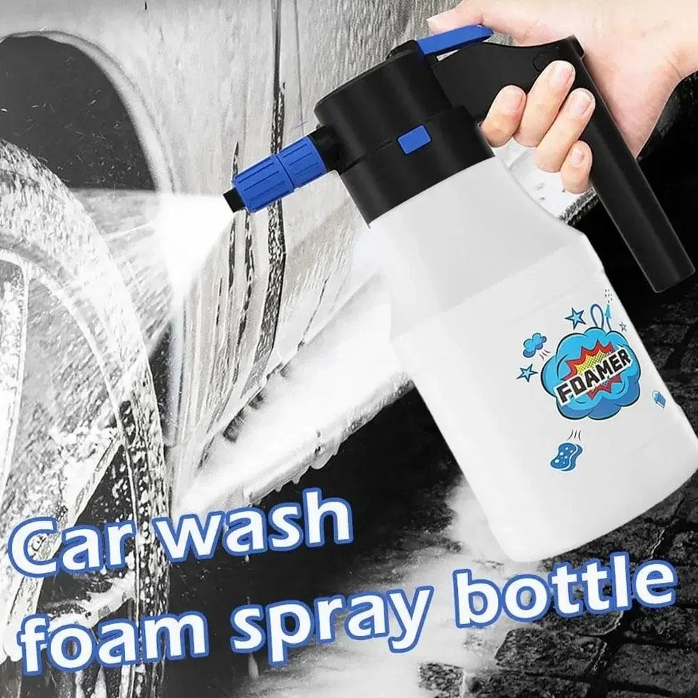 Air Pressure Handheld Car Wash Spray Bottle For Gardening And Flower Watering Foam Pot 3