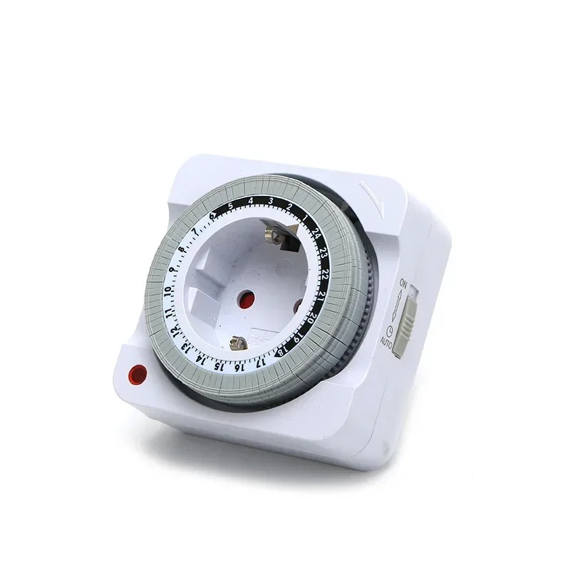 Hour Mechanical Timer Switch For Indoor Use Plug Socket With Auto PowerOff Smart Countdown Cycle 3
