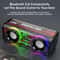 V8 Transparent Mecha Bluetooth Wireless Music Speaker With Bass Subwoofer RGB Light For Parties 1