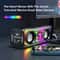 V8 Transparent Mecha Bluetooth Wireless Music Speaker With Bass Subwoofer RGB Light For Parties 2