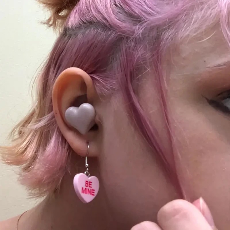 Heartbuds Bluetooth Earphones For Women HighQuality TWS Earbuds Fashionable Gaming Student Headph 5