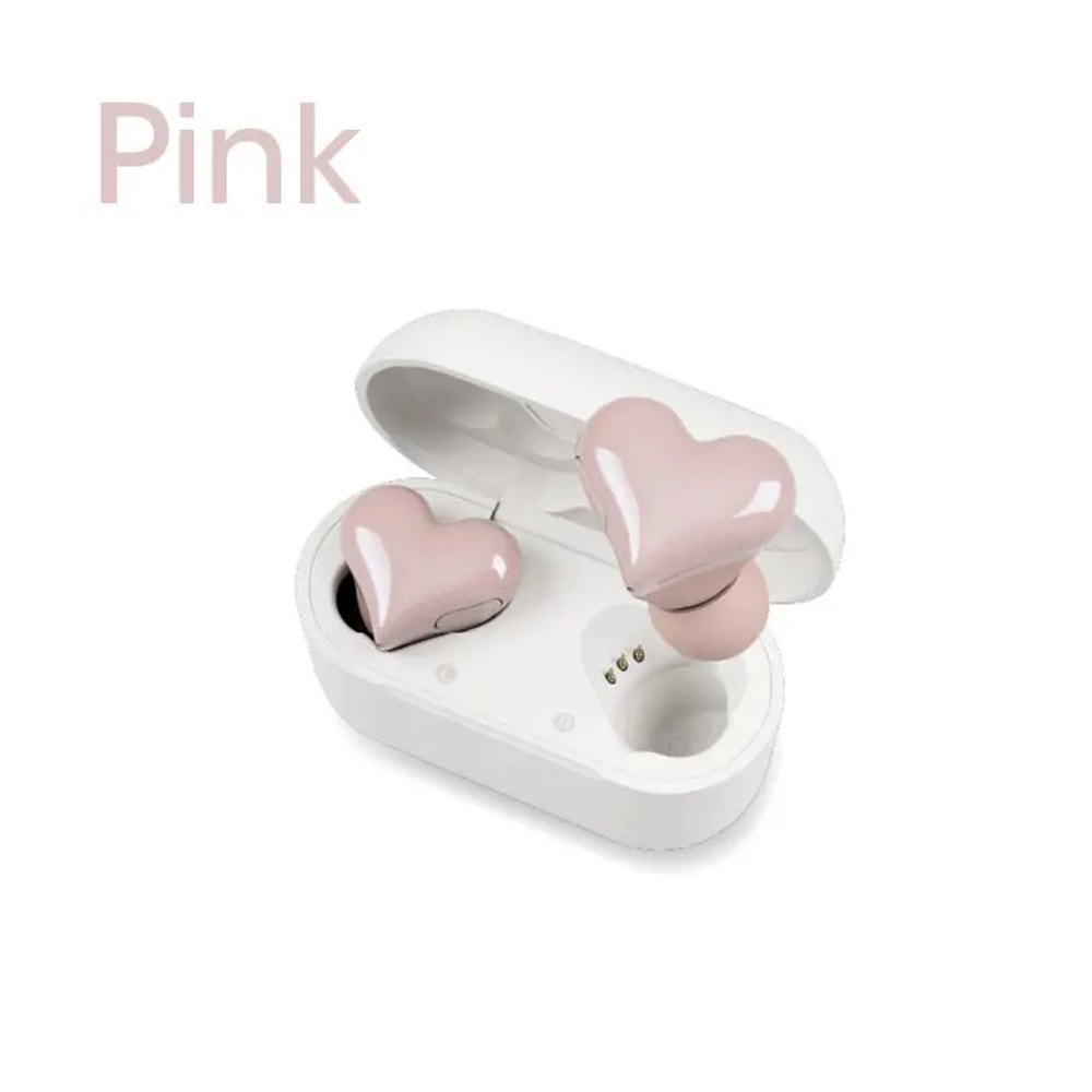 Heartbuds Bluetooth Earphones For Women HighQuality TWS Earbuds Fashionable Gaming Student Headph 6