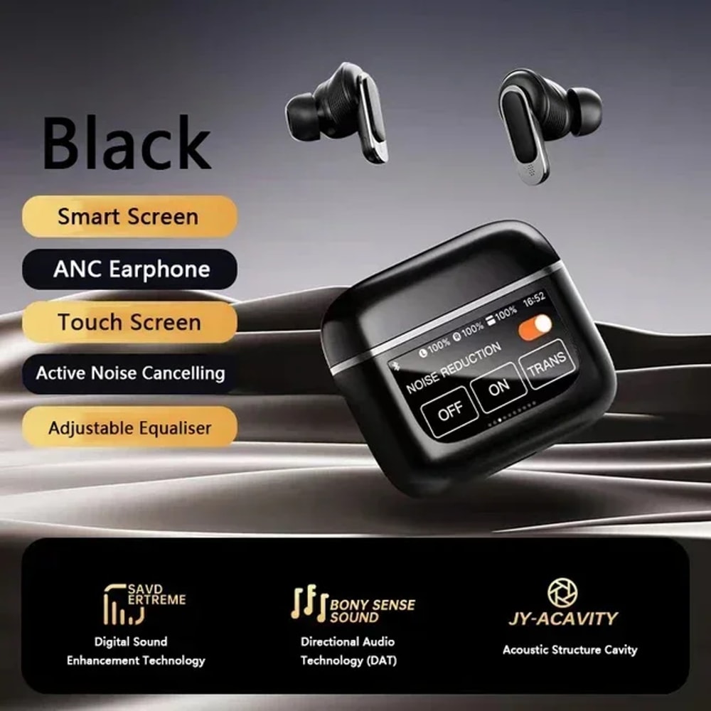 TWS Bluetooth Earbuds With ANC HIFI Sound Touch Control 6