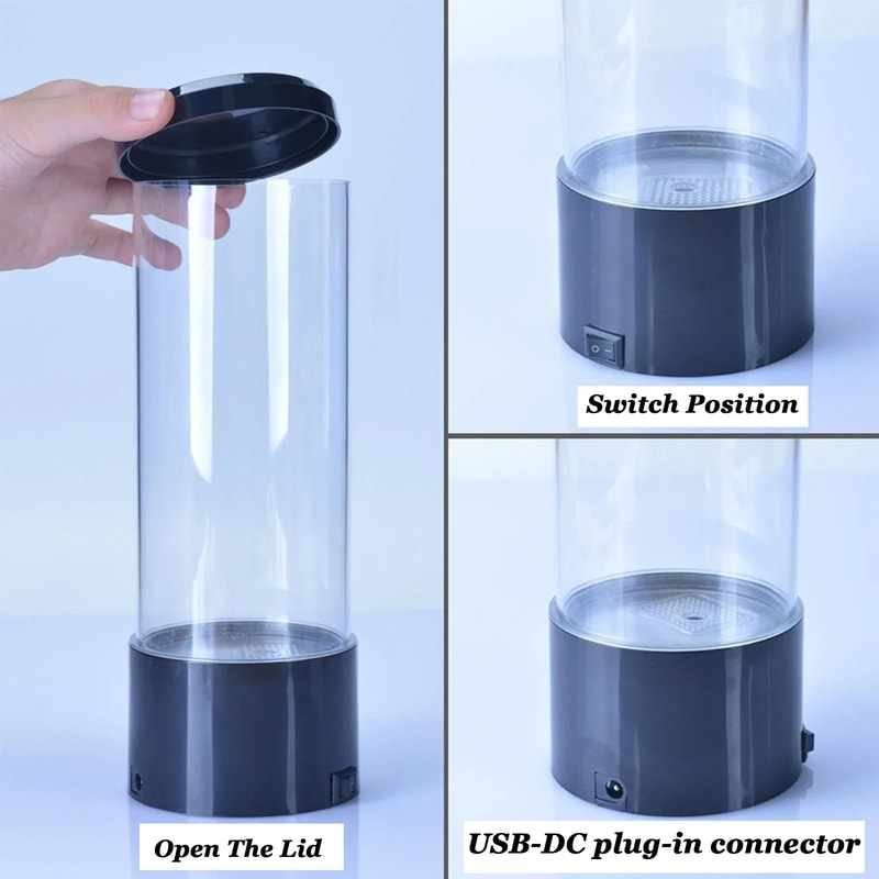 Jellyfish Aquarium Lamp With LED Remote Control ColorChanging Night Light With 8 Colors Ideal For 4