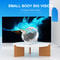 Mini 3D Holographic Projector Fan for Desktop – LED Advertising Machine with Remote Control & Stand