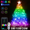 RGBIC LED String Lights with Bluetooth Music Control – Programmable DIY Fairy Lights for Party and Holiday Decor