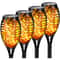 Solar Flame Lights Outdoor Waterproof LED Torches For Garden Yard Perfect For Halloween Decoration 8