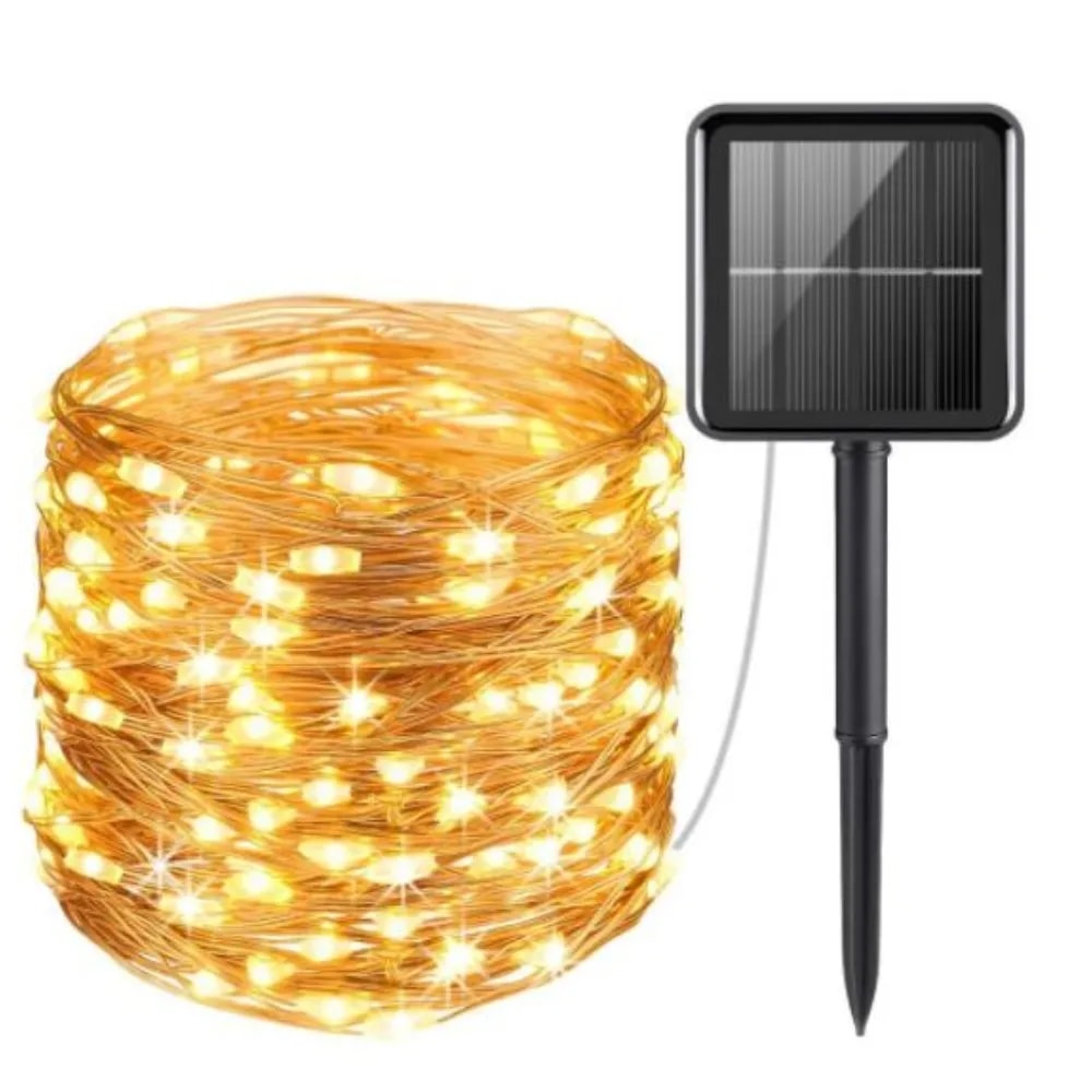 DIY Solar LED Fairy Lights – Waterproof Garden String Lights for Outdoor Decor