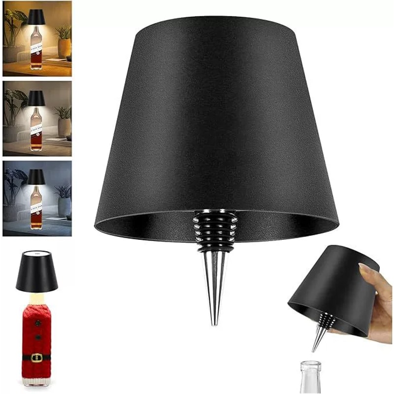 Wireless Bottle Table Lamp Touch Control Colors Stepless Dimming Night Lamp For Outdoor Bars Wine 7