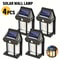 Solar Wall Lights With Motion Sensor Lantern For Outdoor Courtyards Porches And Decks 7