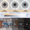 Smart Remote Control Ceiling Fan With LED Lighting Converter Base For Living Room 2