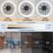 Smart Remote Control Ceiling Fan With LED Lighting Converter Base For Living Room 2