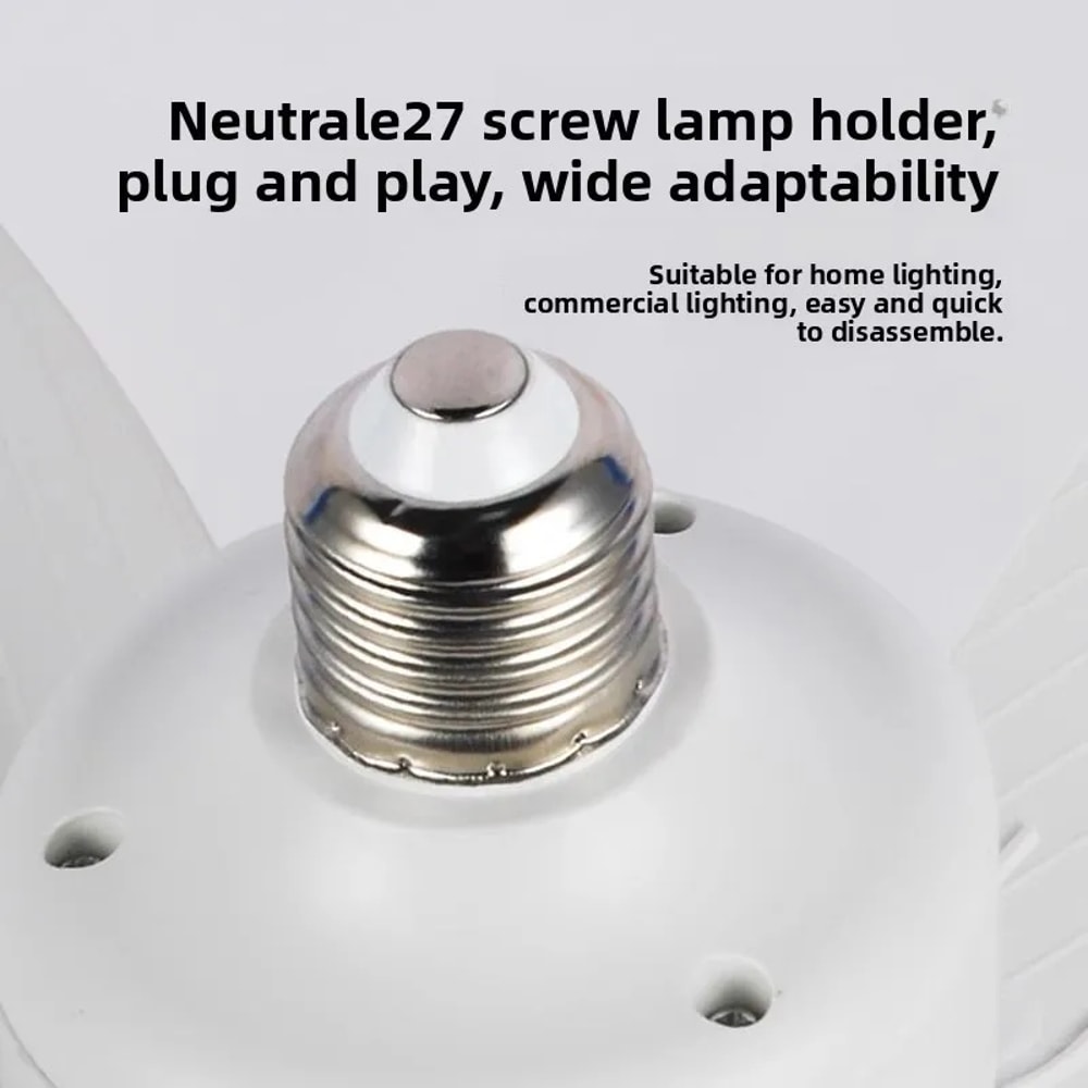 LED Ceiling Fan With Light RemoteControlled Screw Ceiling Fan For Bedroom Garage And Kitchen 5