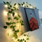 Flower Green Leaf String Lights BatteryPowered Artificial Vine Fairy Lights For Wedding And Home D 4