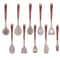 Premium Silicone Kitchen Utensils Set With Goldplated Wood Grain Handles Spatula Spoons Cooking To 4
