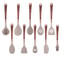 Premium Silicone Kitchen Utensils Set With Goldplated Wood Grain Handles Spatula Spoons Cooking To 4
