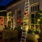 Climbing Santa LED Ladder Lights for Christmas Decor – Holiday Wall Window Xmas Light