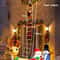 Climbing Santa LED Ladder Lights for Christmas Decor – Holiday Wall Window Xmas Light