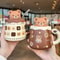 Creative Bear Ceramic Mug With Lid Straw Large Capacity Coffee Cup For Breakfast Milk 0