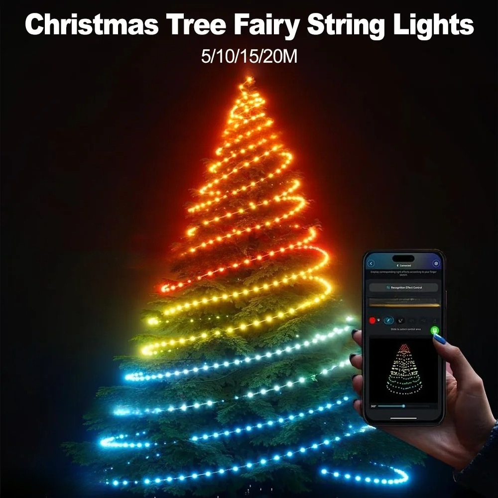 Fairy String Lights With APP Control Music Sync USB Powered For Home And Xmas Decor 1