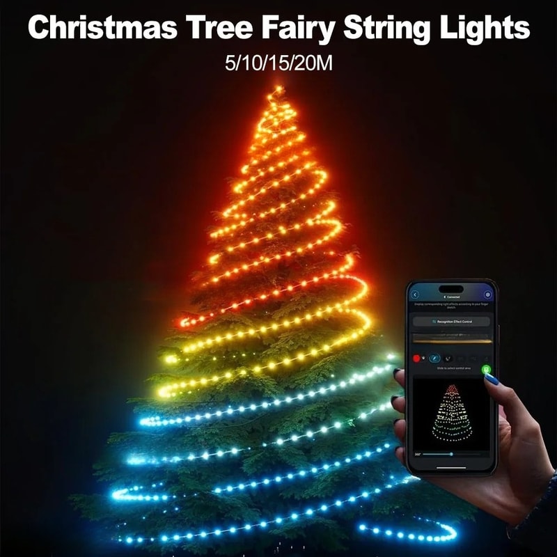Fairy String Lights With APP Control Music Sync USB Powered For Home And Xmas Decor 1