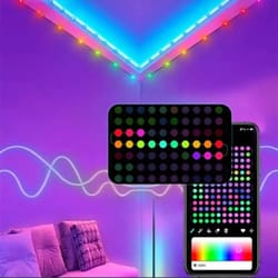 fairy string lights with app control, music sync, usb powered for home and xmas decor