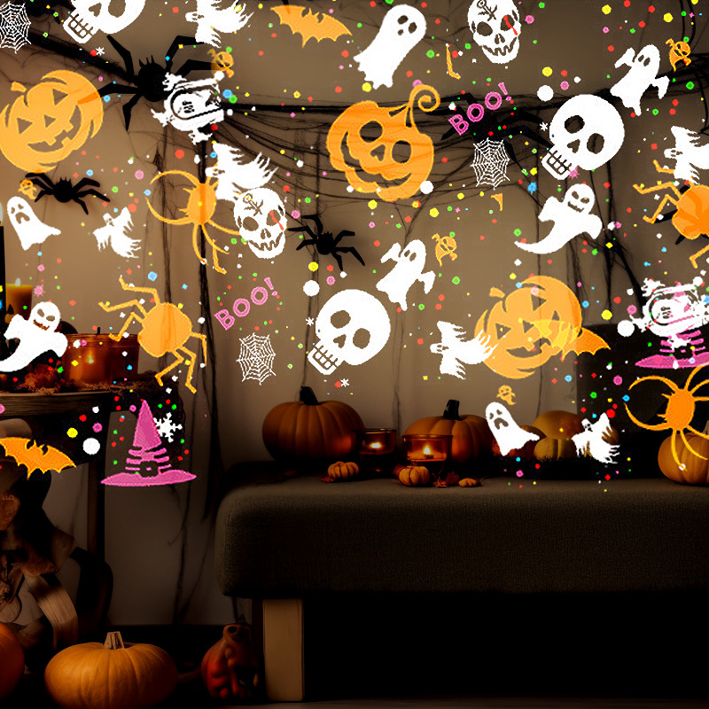 Patterns Christmas Projection Snowflake Light LED Holiday Decor For Xmas Party Home Atmosphere Pe 2