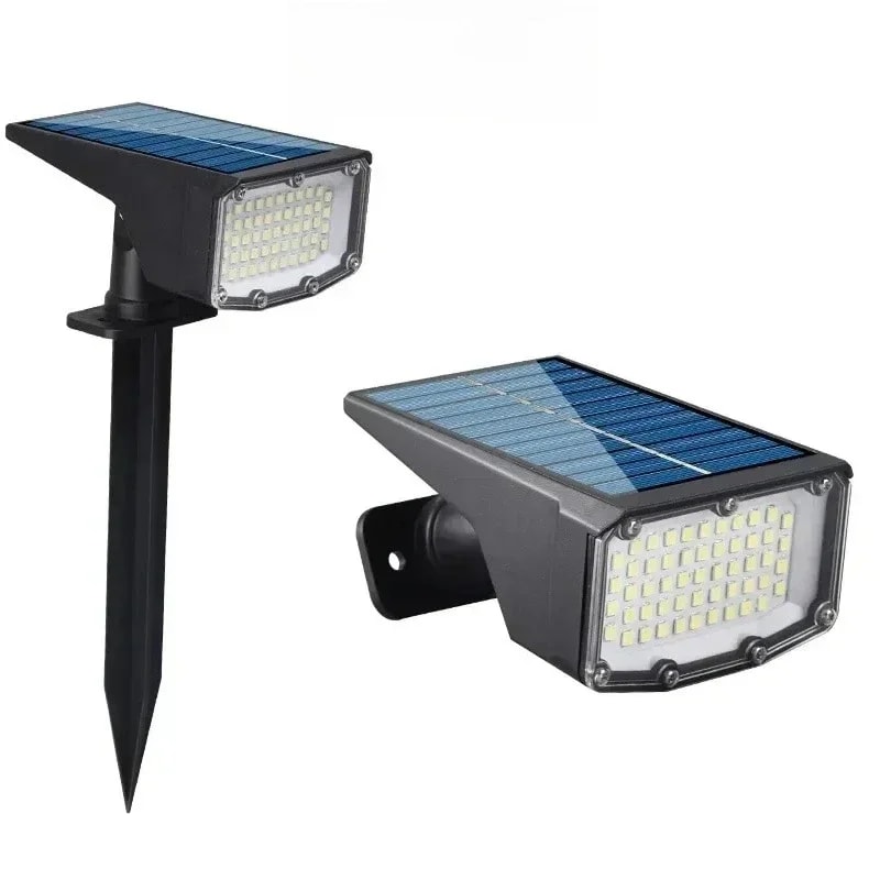 Solar Spotlight for Outdoor Lighting – 180° Adjustable, Waterproof & Anti-Aging Ground/Wall Mount for Garden Yard