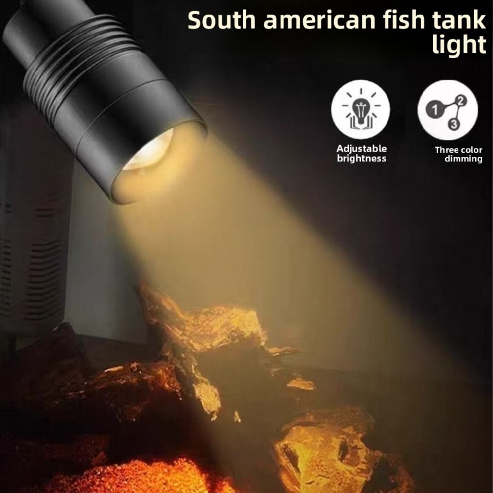 Waterproof LED Fish Tank Light Clip Lamp For South American Aquarium Ideal Mini Stream Tank Lighti 1