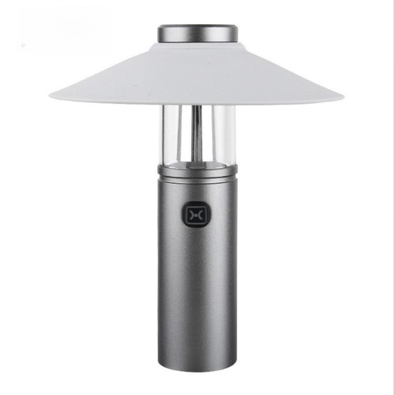 Rechargeable Camping Light & Flashlight with Magnetic Base – Portable Silicone Lid Flame Lamp for Tent & Garden