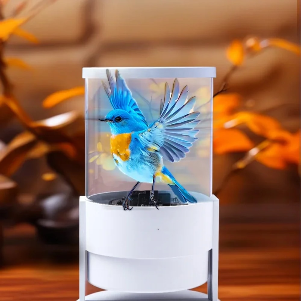 Hologram Projector Fan Cylindrical LED Display With WiFi Bluetooth Control 0