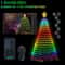 Bluetooth RGB Christmas Tree Lights DIY LED String Light With IC Control 6