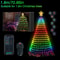 Bluetooth RGB Christmas Tree Lights DIY LED String Light With IC Control 7