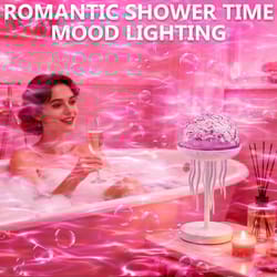 degree rotating jellyfish projection night light with intelligent color atmosphere & remote control – creative