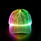 Men Women LED Fiber Optic Baseball Cap –Colors USB Charging Light Up Hat for Night Running & Hip Hop Style