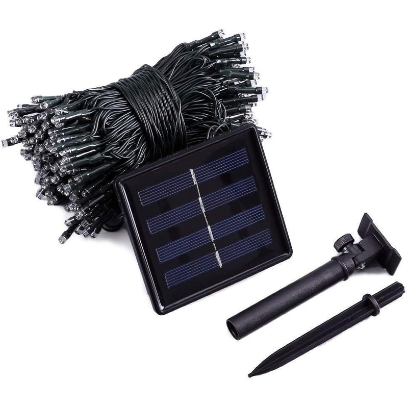 Solar Christmas Lights - LED Multicolor Outdoor Waterproof Lights with 8 Modes for Holiday Decorations