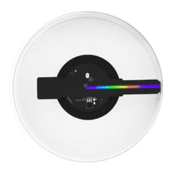 holographic projection fan with wifi & remote control – led neon light rotating display for advertising & logo time