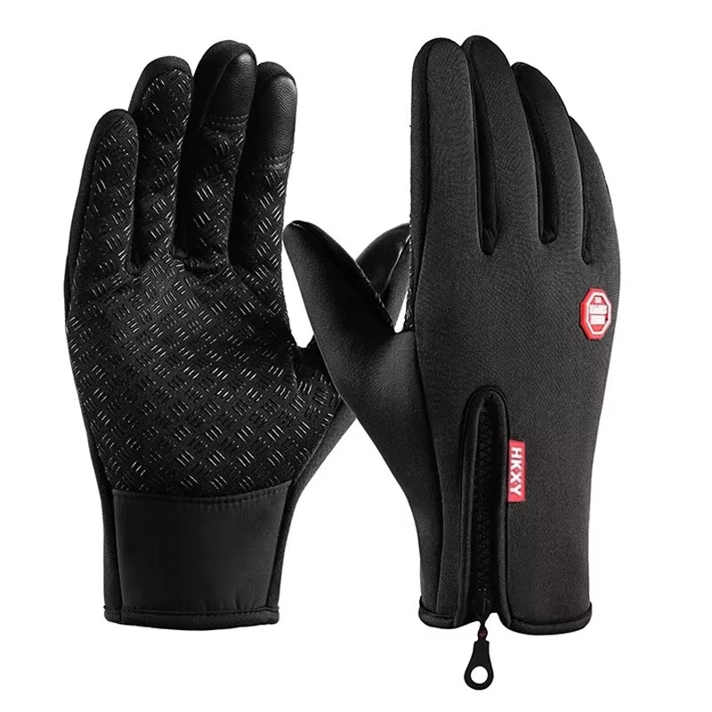 Warm Touchscreen Winter Gloves for Men and Women – Windproof, Non-Slip Outdoor Cycling & Motorcycle Cold Weather Gloves