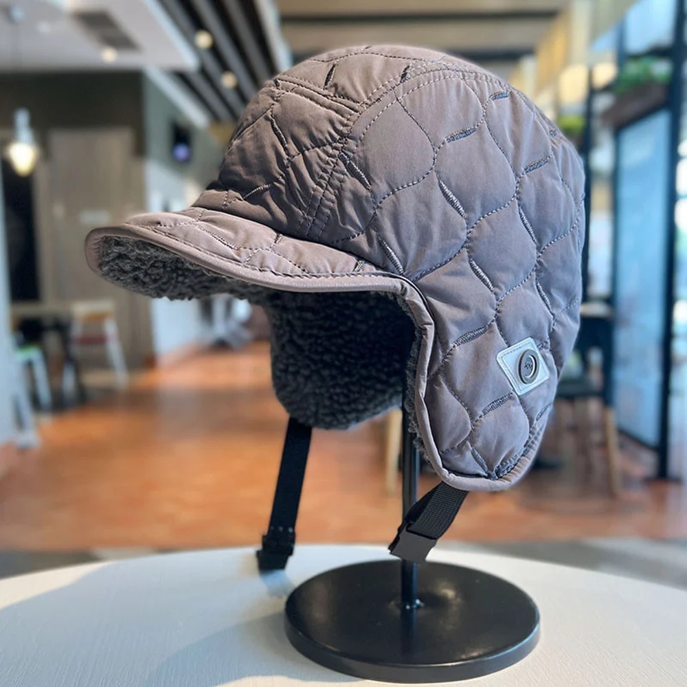 Winter Waterproof Ski Bomber Hat With Reversible Earflaps For Men Women 0