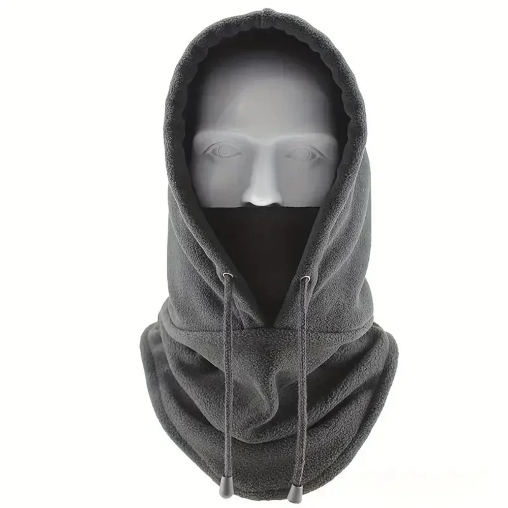 Winter Thermal Fleece Hat For Men And Women Windproof Outdoor Skiing Cycling Neck Warmer Face Mas 1
