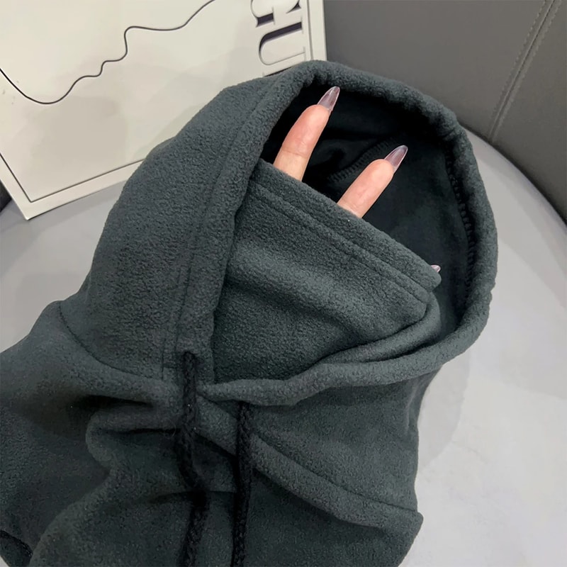 Winter Thermal Fleece Hat For Men And Women Windproof Outdoor Skiing Cycling Neck Warmer Face Mas 4