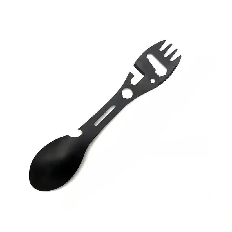 Camping Utensils Set Stainless Steel Travel Cutlery For Hiking Survival Gear 6