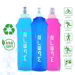 portable bpa-free cycling sports water bottle | leak-proof tpu flask for running