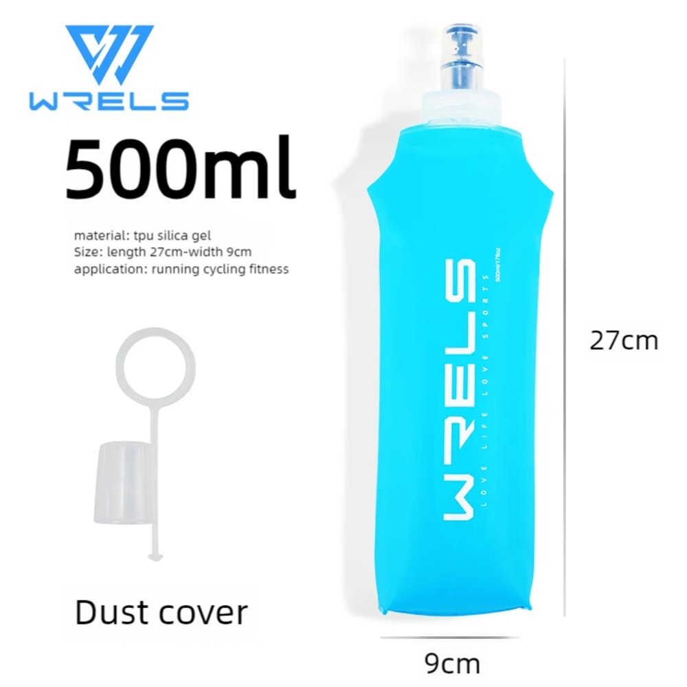 Portable BPA-Free Cycling Sports Water Bottle | Leak-Proof TPU Flask for Running