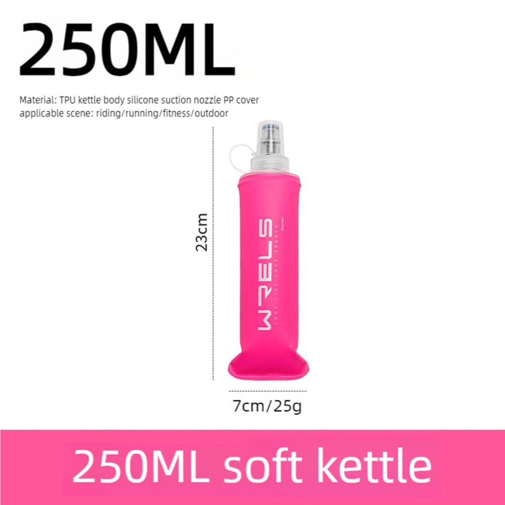 Portable BPA-Free Cycling Sports Water Bottle | Leak-Proof TPU Flask for Running