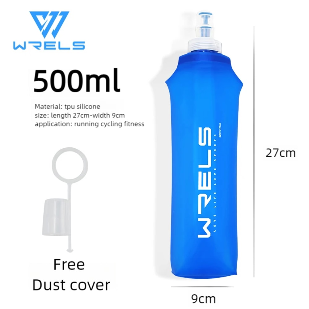 Portable BPA-Free Cycling Sports Water Bottle | Leak-Proof TPU Flask for Running