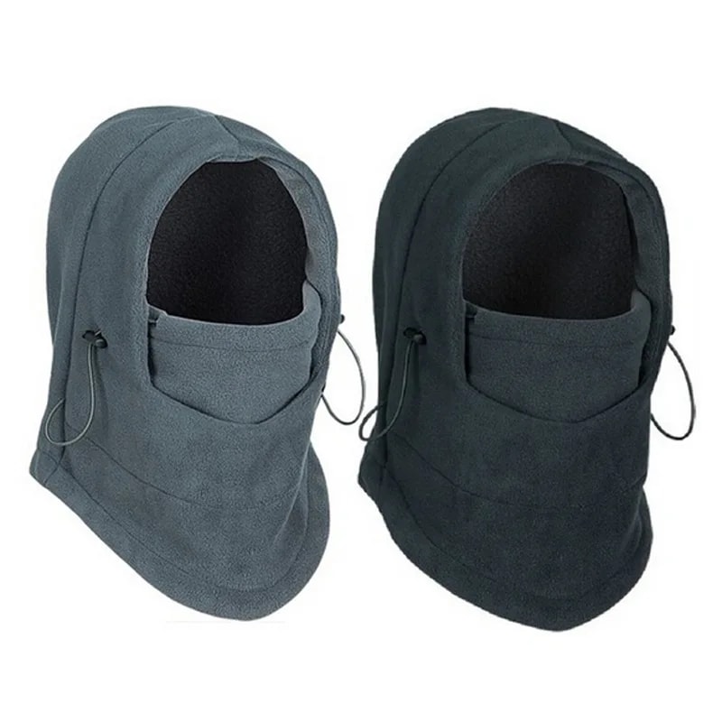 Waterproof Thermal Fleece Balaclava Hat For Men Women Winter Neck Warmer Hooded Hat For Hiking O