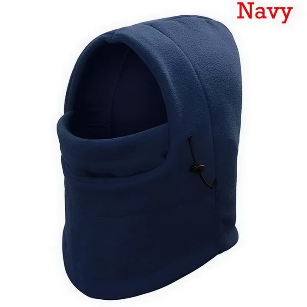 Waterproof Thermal Fleece Balaclava Hat For Men Women Winter Neck Warmer Hooded Hat For Hiking O